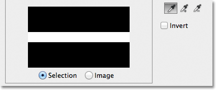The preview window in the Color Range dialog box. Image © 2012 Photoshop Essentials.com