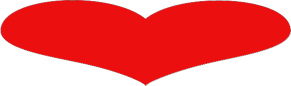 A heart shape drawn with the Custom Shape Tool in Photoshop. Image © 2011 Photoshop Essentials.com