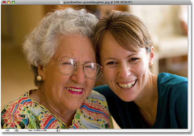 A photo of a grandmother and granddaughter. Image used by permission from iStockphoto.com