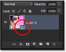 A Smart Object icon appears in the layer preview thumbnail. Image © 2014 Photoshop Essentials.com.