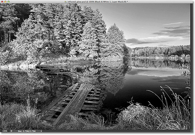 The infrared image. Image © 2012 Photoshop Essentials.com.
