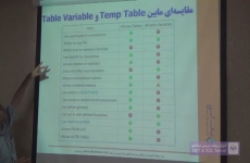 مقایسه بین Temp Table و Table Variable