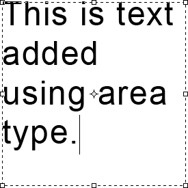 Area type automatically wraps text to the next line. Image © 2011 Photoshop Essentials.com