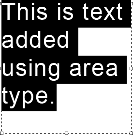 All of the text inside the text box is now selected. Image © 2011 Photoshop Essentials.com