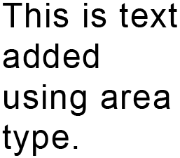 Text has been added to the document using area type. Image © 2011 Photoshop Essentials.com