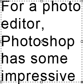 Replacing the original text with new text. Image © 2011 Photoshop Essentials.com