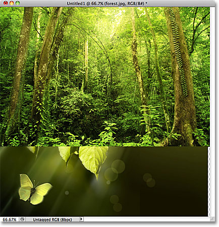 All of the images have opened inside a single Photoshop document. Image © 2011 Photoshop Essentials.com
