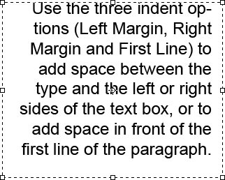 indent left and right margin in word