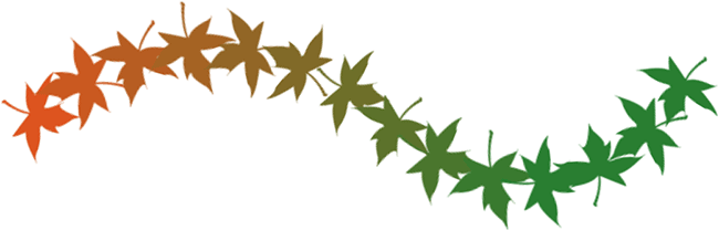 The color of the leaves fades from orange to green in 10 steps. Image © 2010 Photoshop Essentials.com