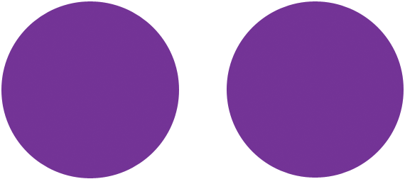 A vector shape and a pixel shape side by side in Photoshop. Image © 2011 Photoshop Essentials.com