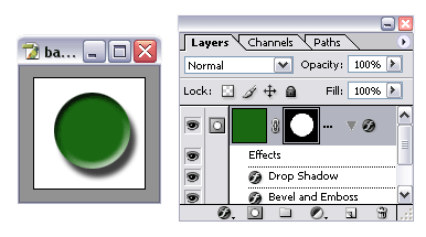 Layer Styles in combination with Layer Masks