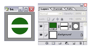 Combining a Layer Mask with a Vector Mask