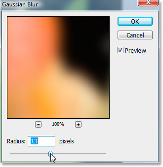Changing my Gaussian Blur settings.