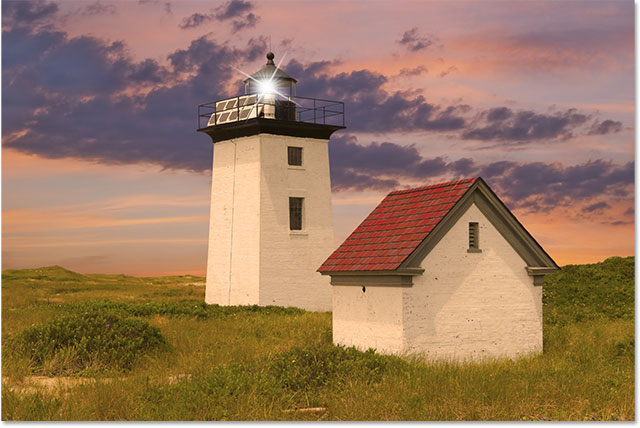 Wood End lighthouse in Provincetown, Massachusetts, USA. Image licensed from Shutterstock by Photoshop Essentials.com