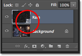 The Smart Object icon in the preview thumbnail. Image © 2013 Photoshop Essentials.com