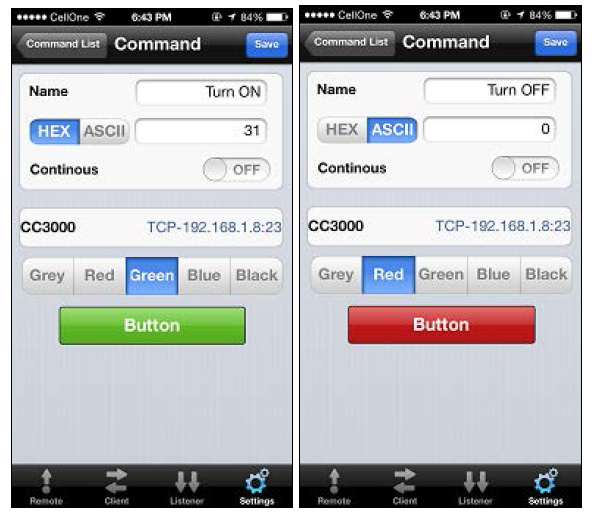Manage Control Buttons 