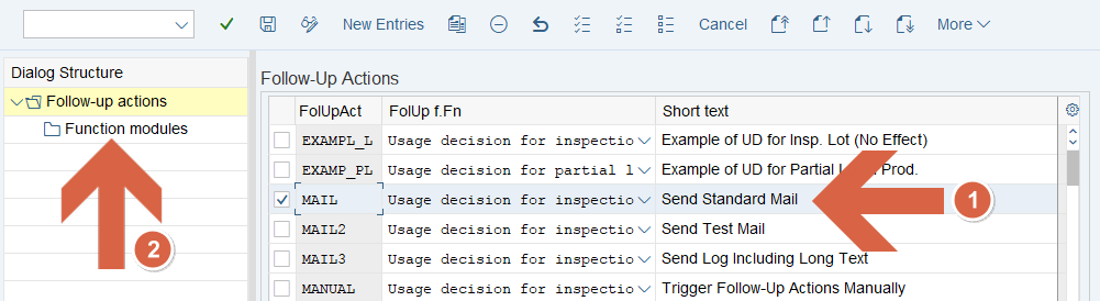 ارسال ایمیل بعد از Usage Decision در QA32