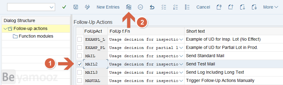 ارسال ایمیل بعد از Usage Decision در QA32