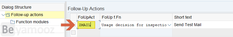 ارسال ایمیل بعد از Usage Decision در QA32
