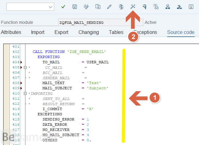 ارسال ایمیل بعد از Usage Decision در QA32
