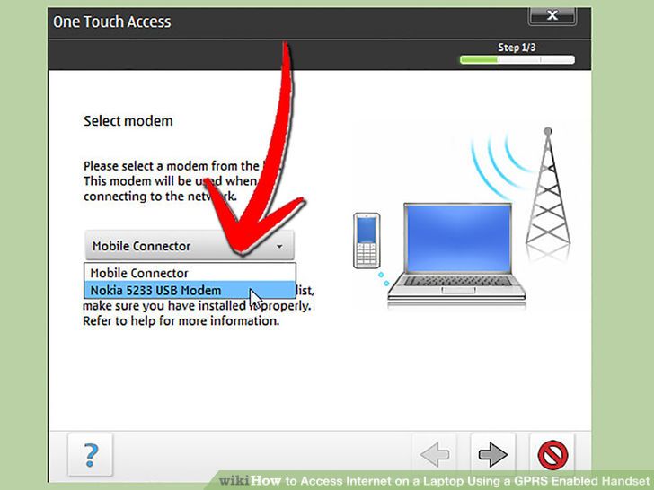 Image titled Access Internet on a Laptop Using a GPRS Enabled Handset Step 6